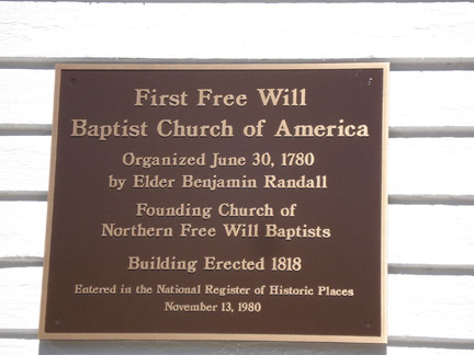 Come view the early founding of Free Will Baptists in America